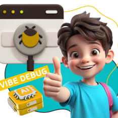 Тестирование & Vibe Debug. Охотники за багами - КИБЕРшкола программирования для детей, компьютерные курсы для школьников, начинающих и подростков - KIBERone г. Волгоград