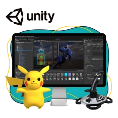 Мир игр на Unity 2D на популярном движке + AI-помощники - КИБЕРшкола программирования для детей, компьютерные курсы для школьников, начинающих и подростков - KIBERone г. Волгоград